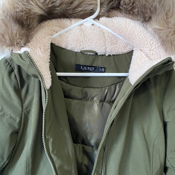 🆕Ralph Lauren Down Berber Down Puffer Coat small - Picture 3 of 10